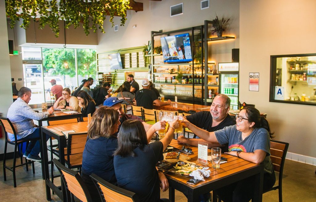 Burgeon Beer Co. The Arbor interior