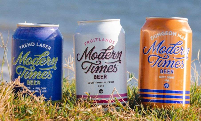 Modern Times Beer Cans