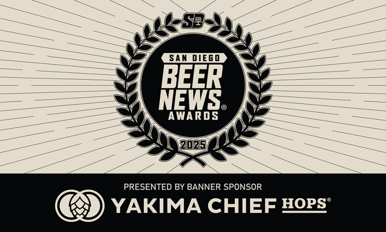 2025 San Diego Beer News Awards Header