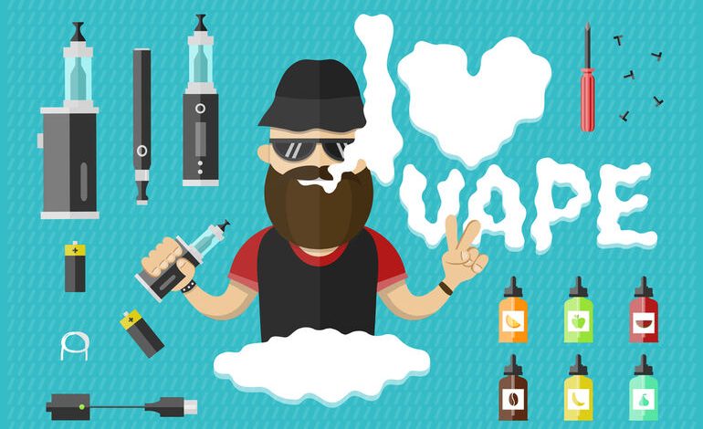 Different types and styles of Vapes