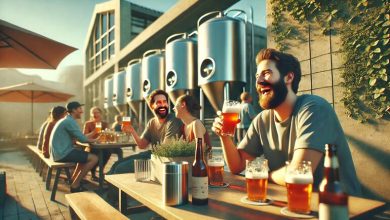 People happily drinking beer and enjoying San Diego while on a budget