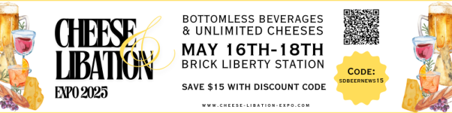 Cheese & Libation Ad with Discount Code