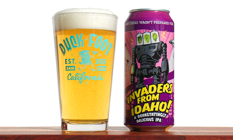 Duck Foot Brewing Invaders from Idaho! IPA