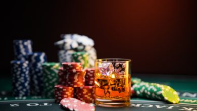 Gambling chips and beer, representing the experience of crypto gamblers