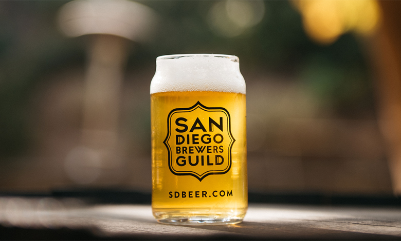 San Diego Brewers Guild glass