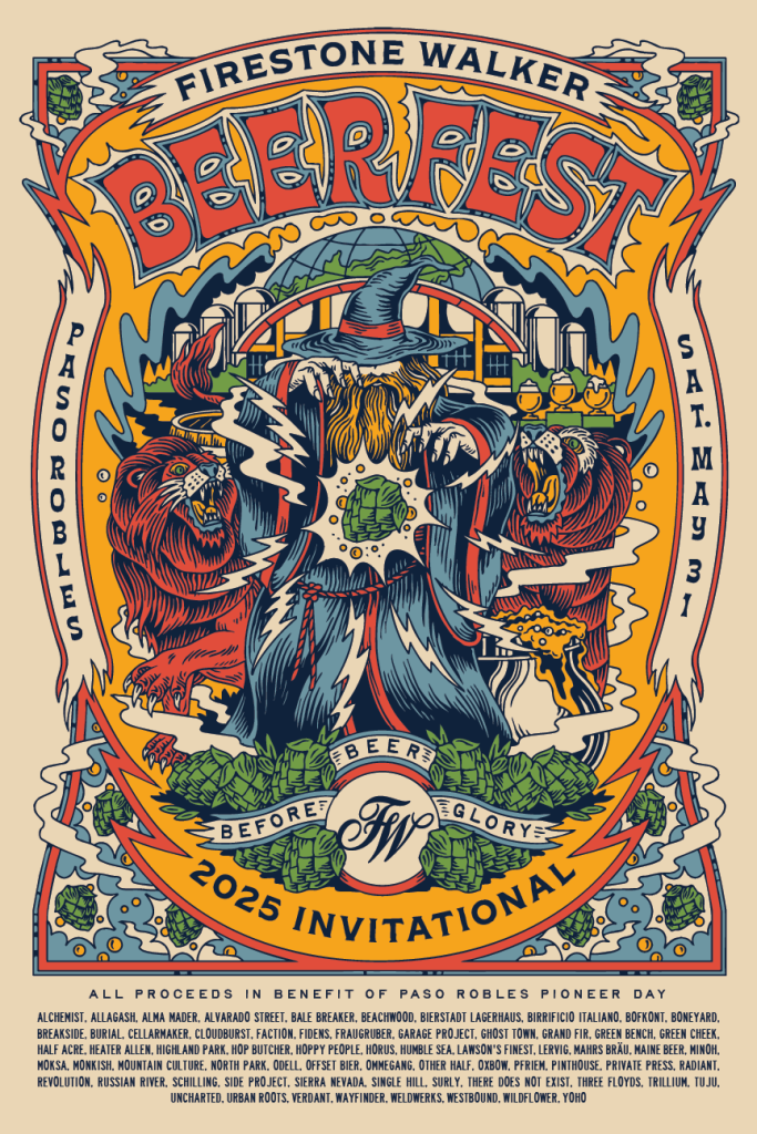 Firestone Walker Invitational Beer Festival 2025 Poster