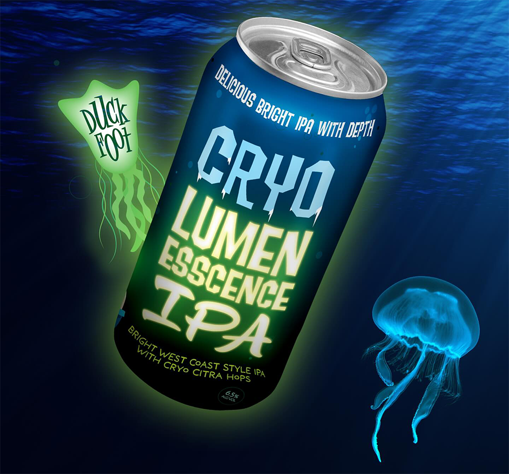 Duck Foot Brewing CryoLumenessence IPA