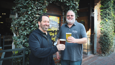 Karl Strauss owners at Downtown brewpub