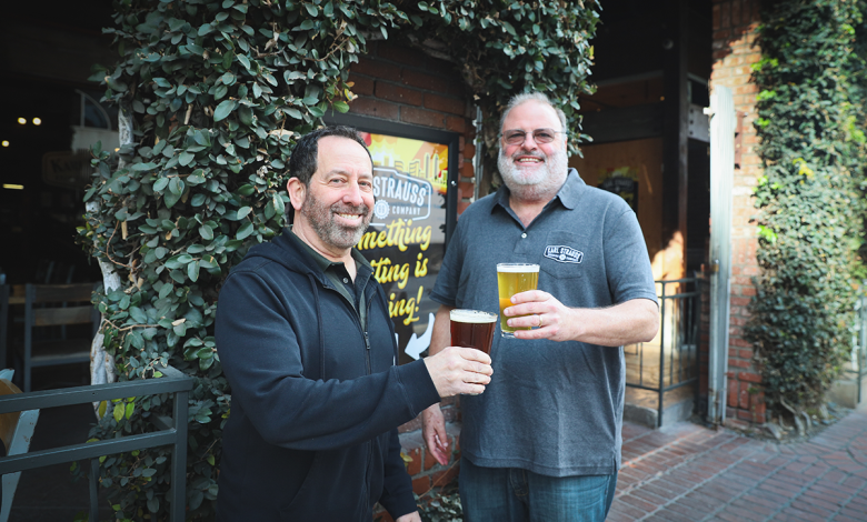 Karl Strauss owners at Downtown brewpub