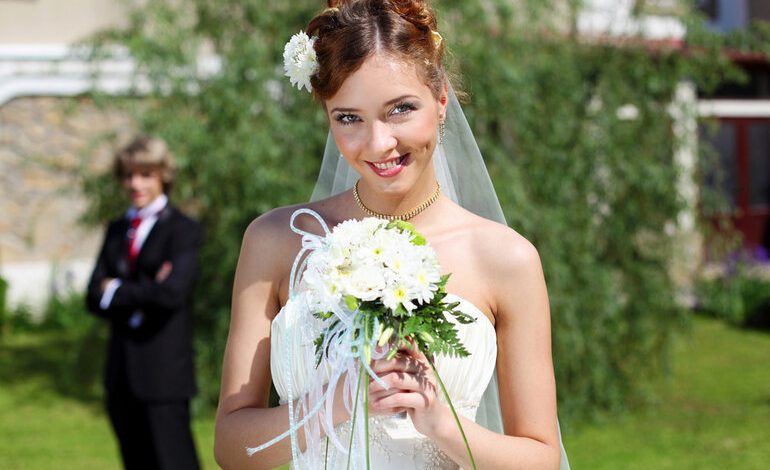 A young bride marrying someone found from 2 Brides