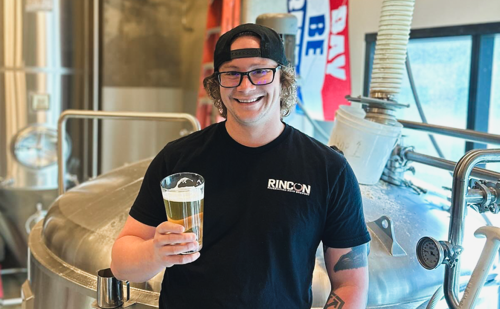 Dustin Hendrick of Rincon Reservation Road Brewery