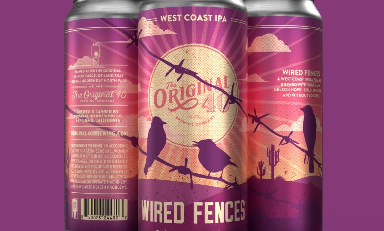 The Original 40 Brewing Wired Fences IPA