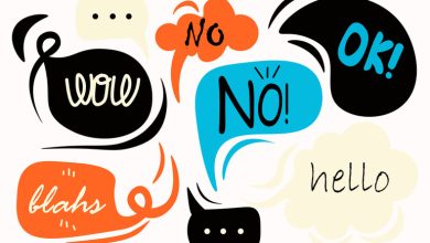 Colourful AI stickers created from quotes