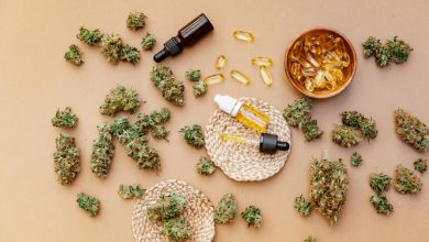 Medical cannabis oil and other products, highlighting health benefits of cannabis beyond recreational use