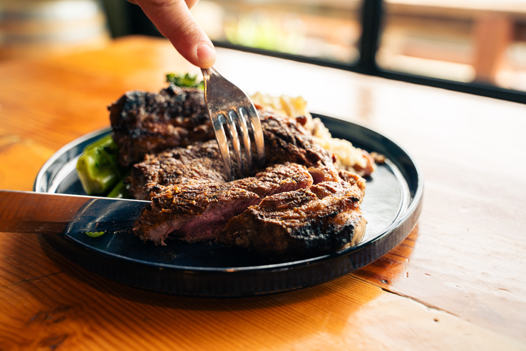 The Mill Room ribeye