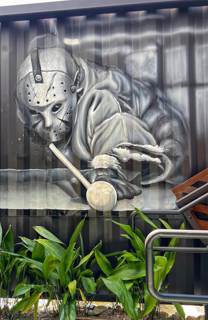 Villains Brewing mural