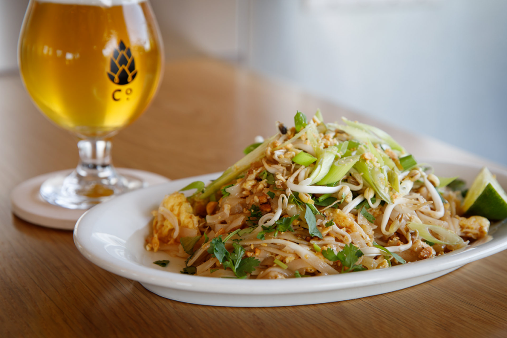 Goshen Brewing pad thai