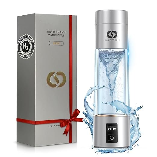 PUREPEBRIX hydrogen water bottle generator