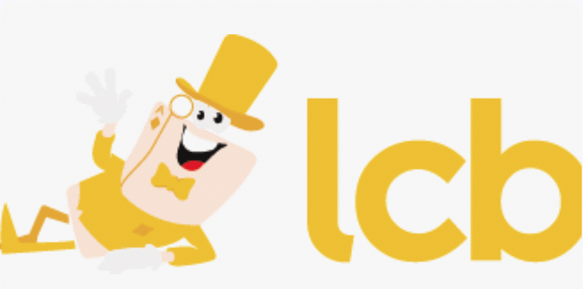 LCB logo with a smiling emoji