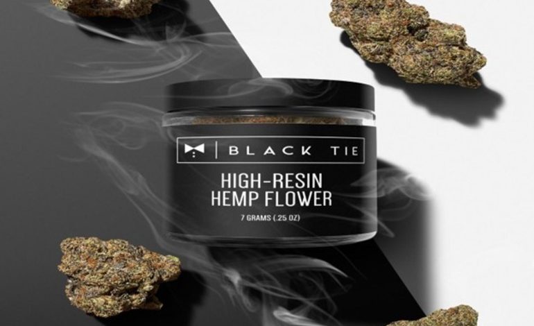 Black Tie High-Resin Hemp Flower jar (7 grams)