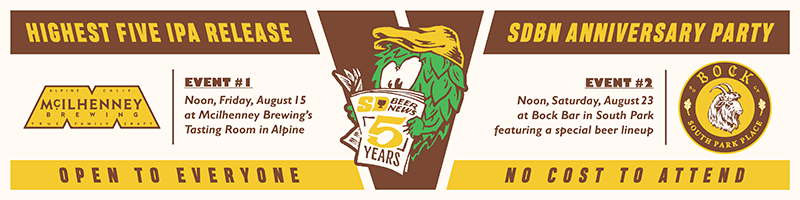 San Diego Beer News 5-Year Anniversary Events