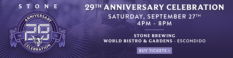Stone 29th Anniversary Celebration Ad