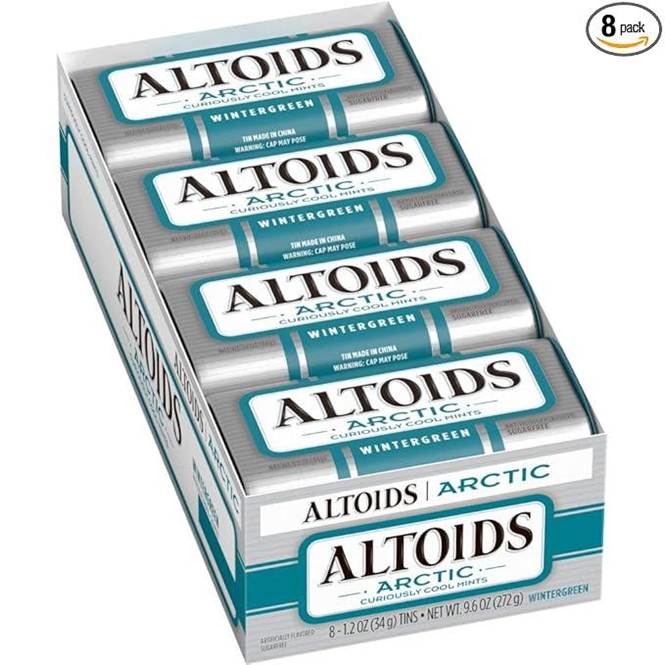 Altoids sugar-free mints candy