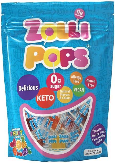 Zollipops sugar free lollipop
