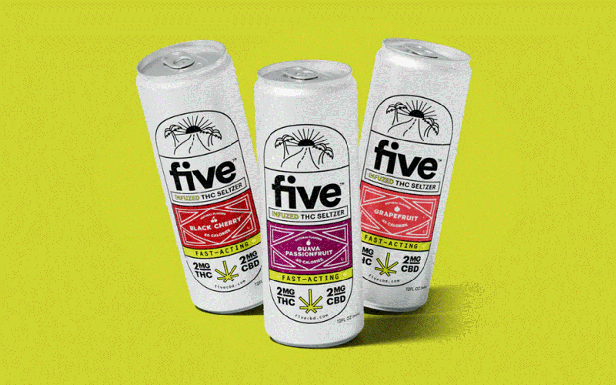 Five THC-Infused Seltzers