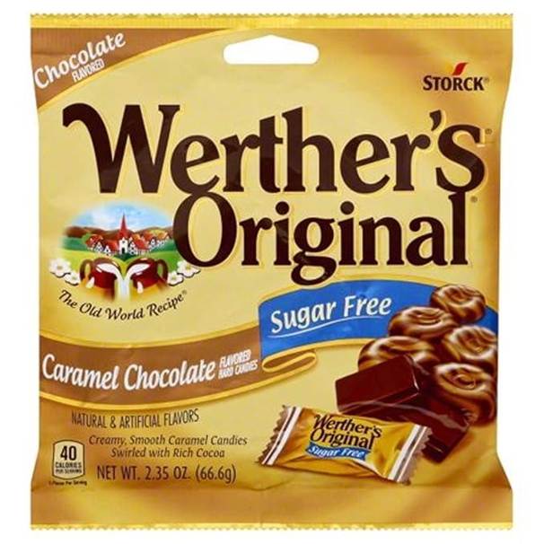 Werther’s Original sugar-free chocolate candy