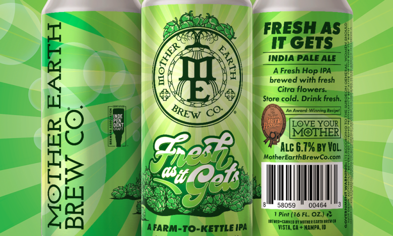 Mother Earth Brew Co. Fresh As It Gets Fresh-hop IPA