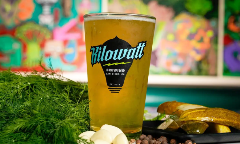 Kilowatt Brewing's Pickle Beer (Photo: Alejandro Tamayo / The San Diego Union-Tribune)