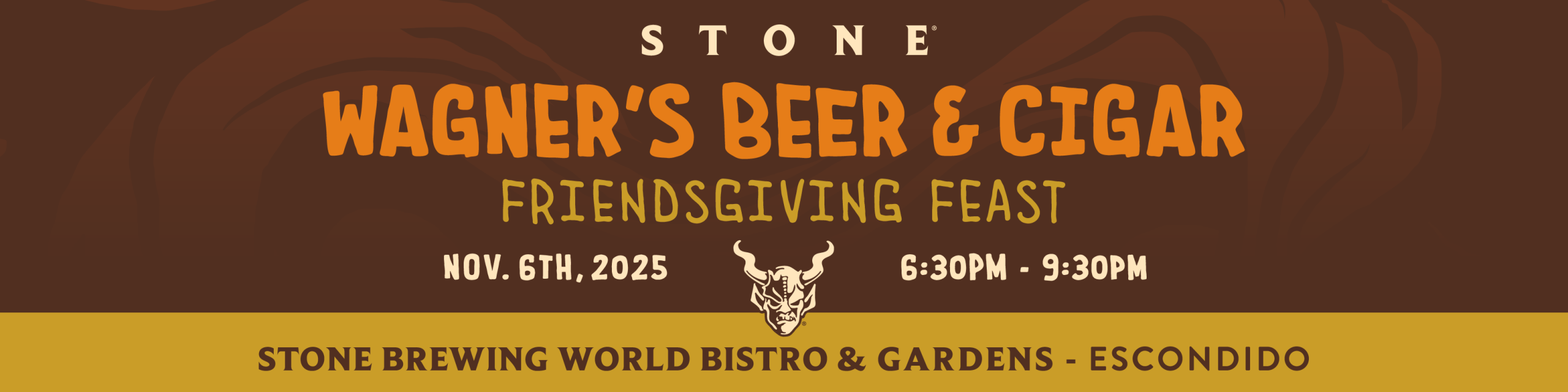 Stone Beer & Cigar Dinner Ad
