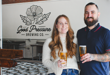 Good Pressure Brewing owners Shannon and Erik Fowler