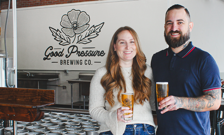 Good Pressure Brewing owners Shannon and Erik Fowler