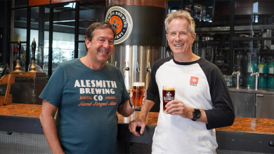 Peter Zien and Skip Virgilio at AleSmith Brewing