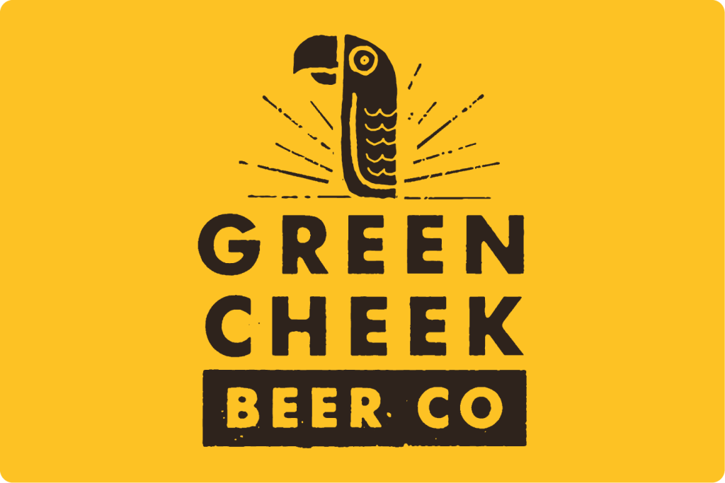 Green Cheek Beer Co. Placard