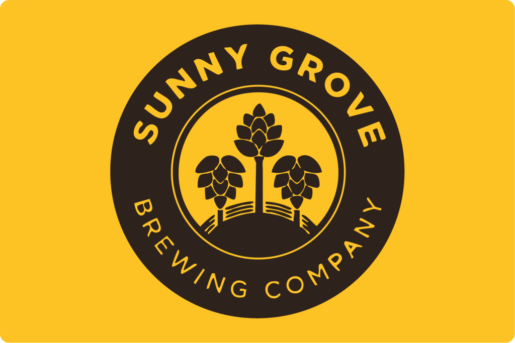 Sunny Grove Brewing Placard