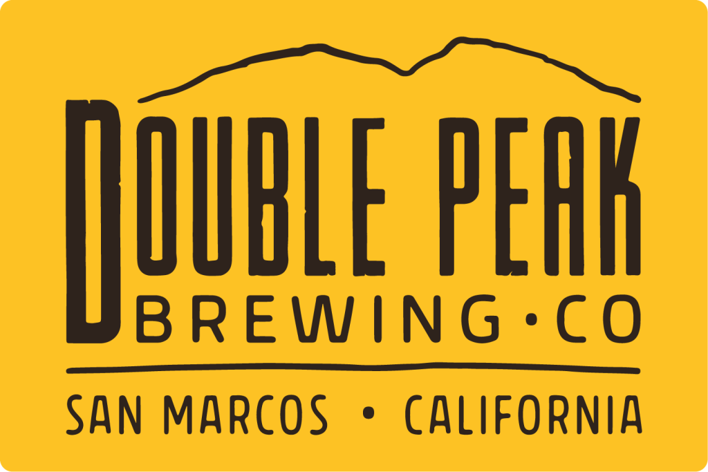 Double Peak Brewing Placard