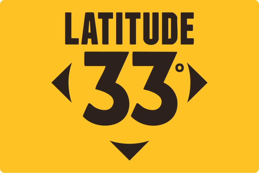 Latitude 33 Brewing Placard