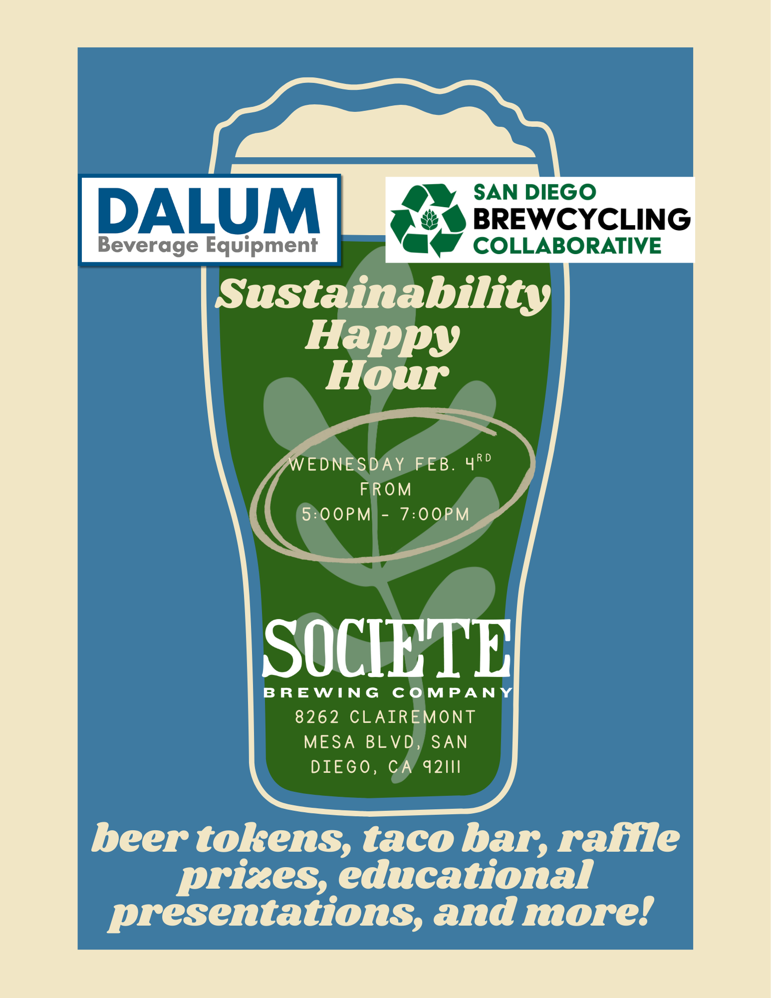 Sustainability Happy Hour Ad