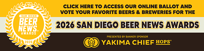 Vote for the 2026 San Diego Beer News Awards