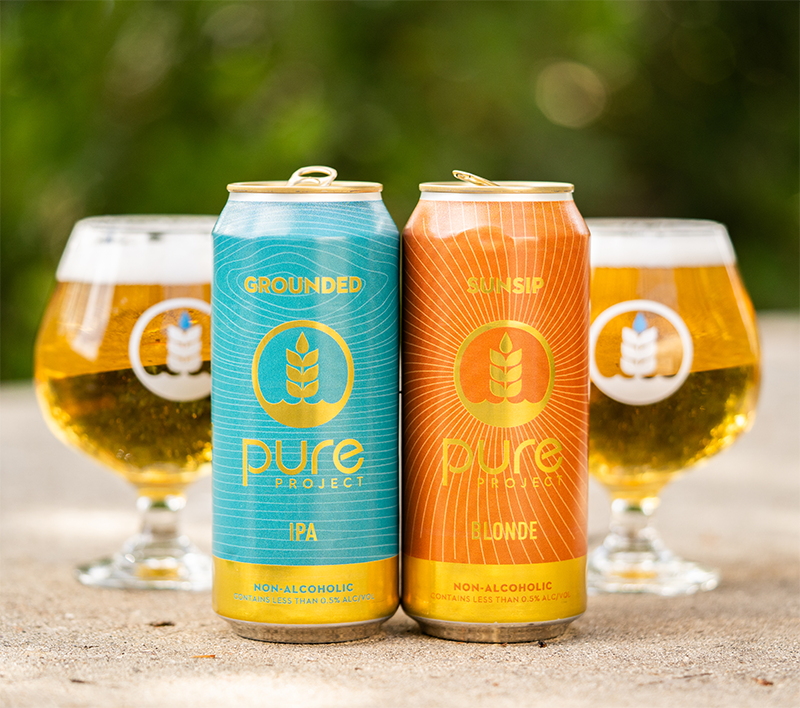 Pure Project Brewing non-alcoholic beers 
