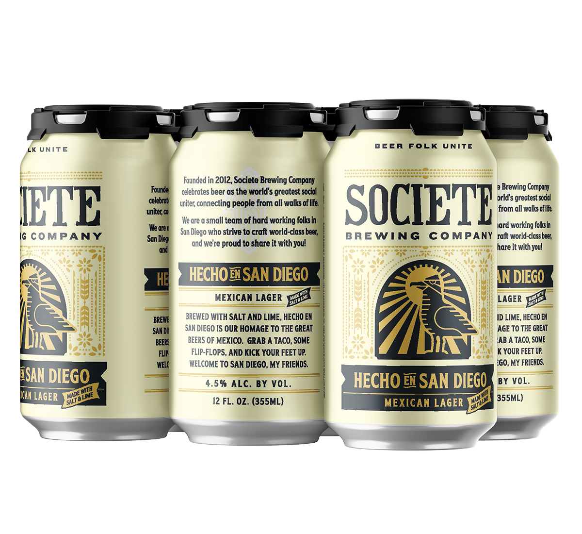 Societe Brewing Hecho en San Diego Mexican Lager
