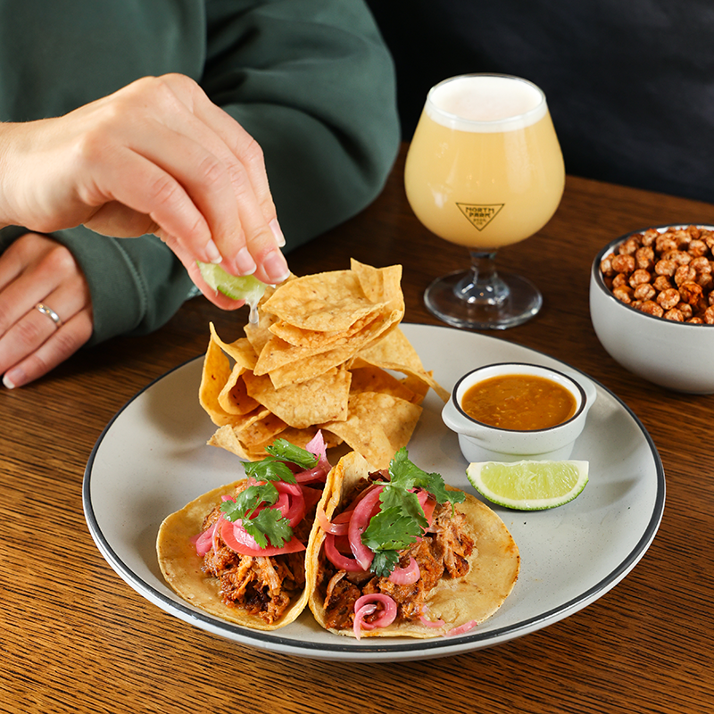 North Park Beer Co. tacos