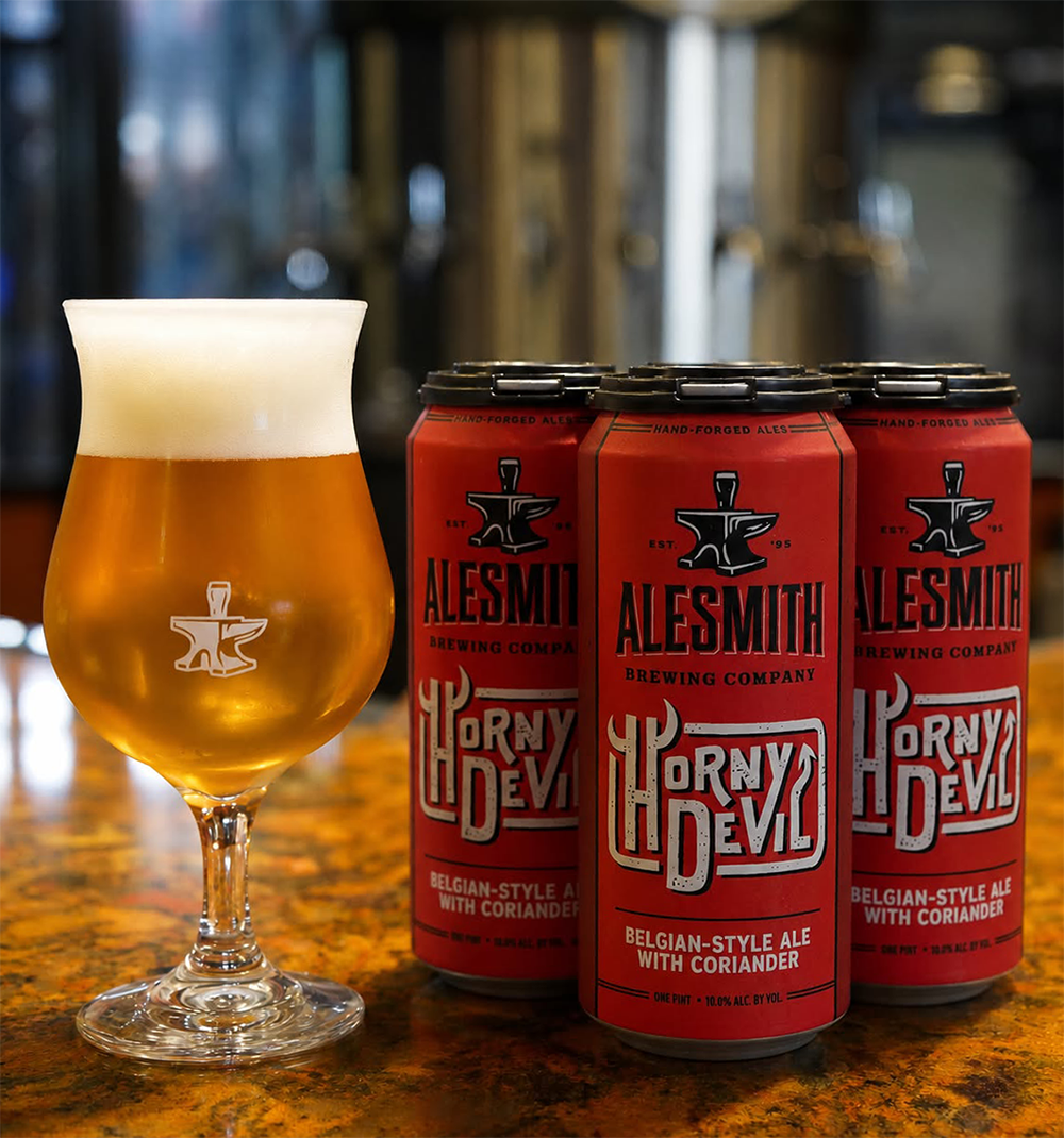 AleSmith Horny Devil Belgian Strong Golden Ale