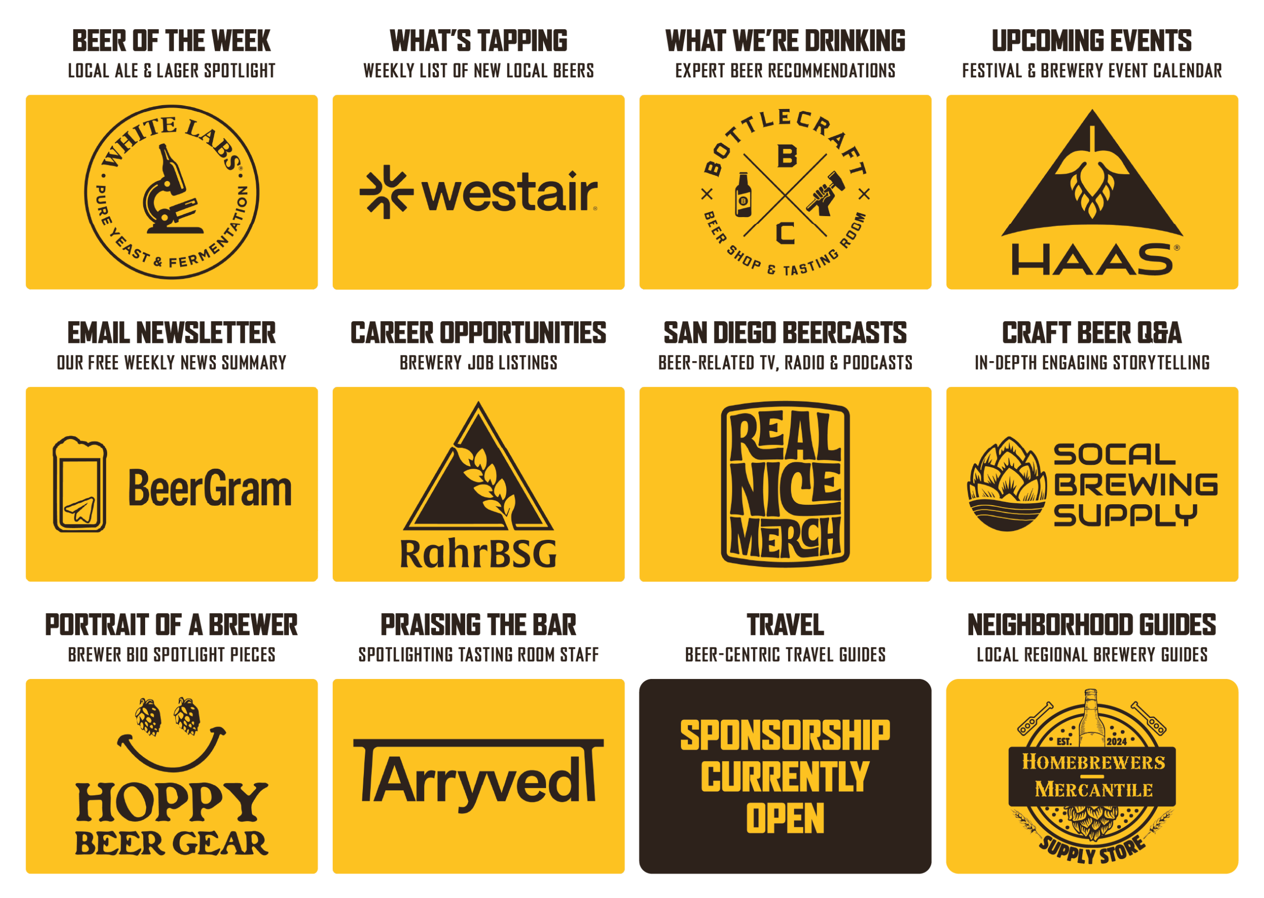 SDBN Feature Sponsors