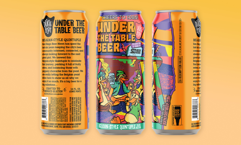 Under the Table Beer Label