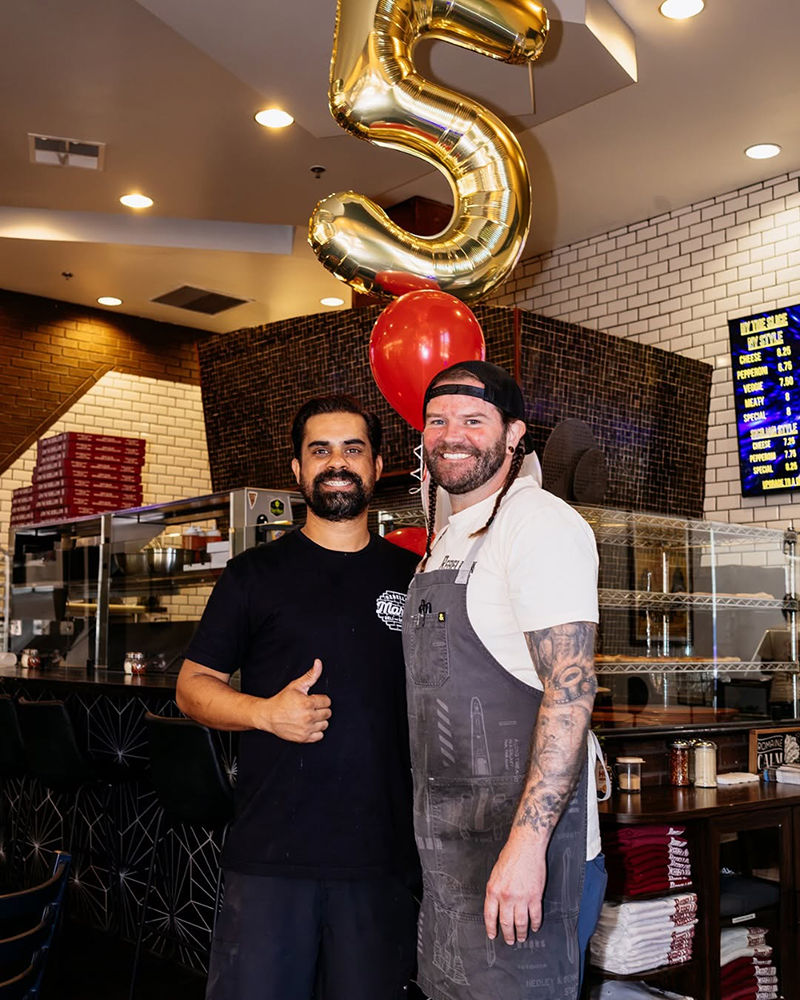 Rebellion Pizza owners