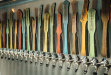 The Roadies Brewing tap handles